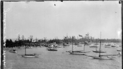 Boats in the outer harbor c. 1910